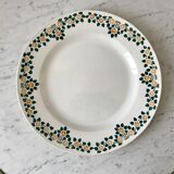 Round earthenware dish New Givors model "Rita" 30s