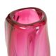 Small Purple Vase Val Saint Lambert René Delvenne Design 20cm