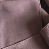 Nappe de cuisine en lin mauve 104x64