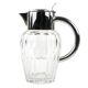 Art Deco wine jug, transparent glass, Germany, 1920s