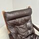Fauteuil Siesta avec repose-pieds par Ingmar Relling, années 1960.
