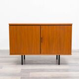 1960s walnut two-door cabinet.