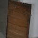 Wall mirror in tramp art style, hand-carved with a painted white frame, early 1900s.
