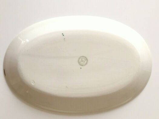 Oval dish BOCH Belgium vintage model Nuts