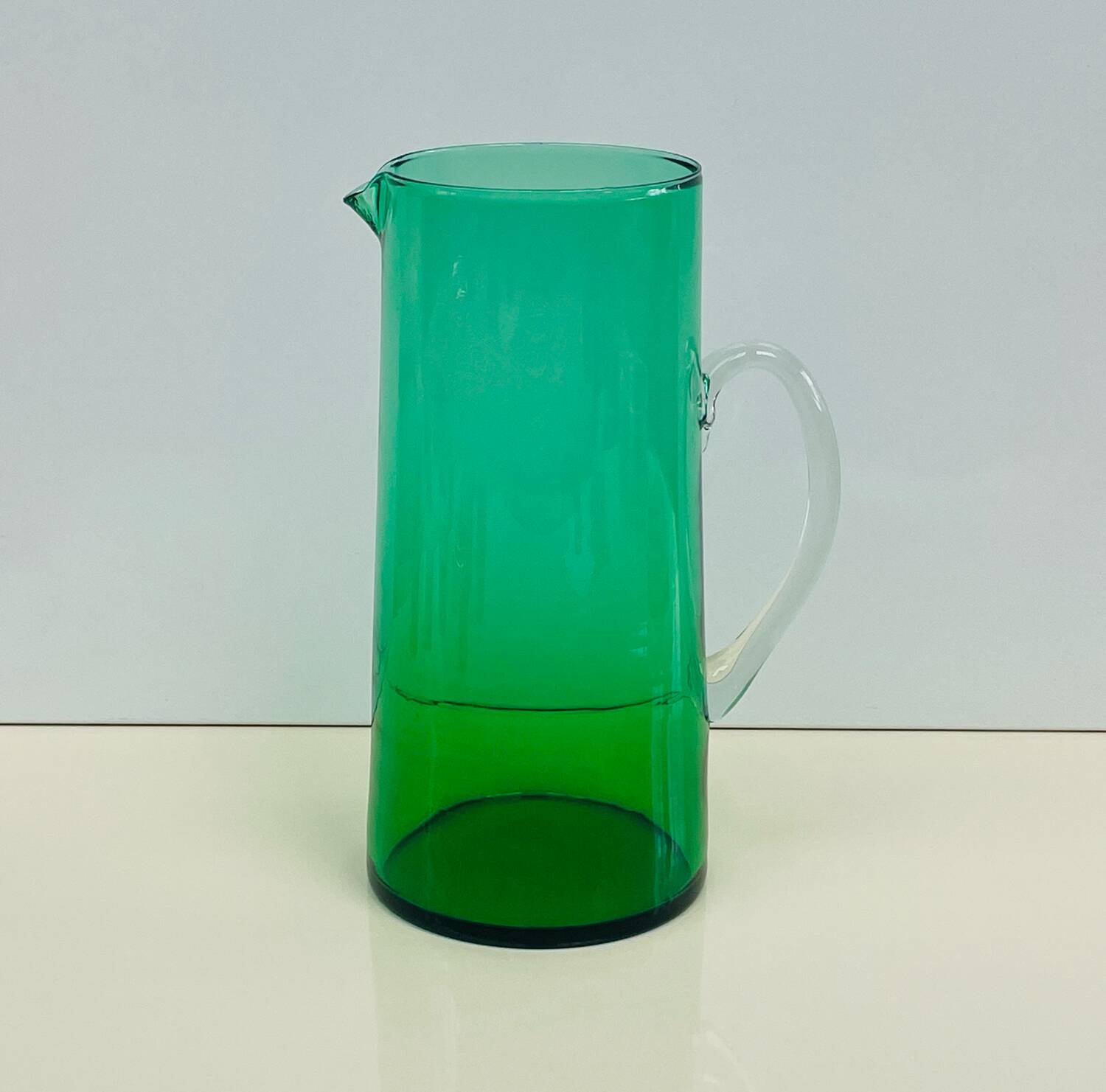 Service for orangeade in green colour, Scandinavian design 1960-70.
