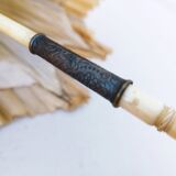 Old silk and carved ivory umbrella