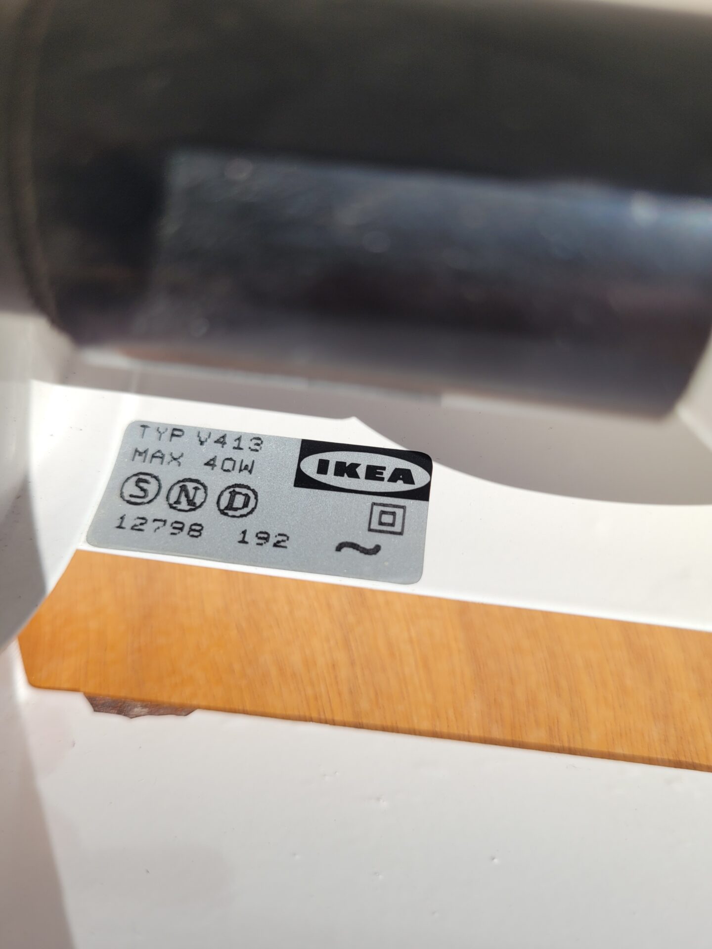 Ikea wall lamp 80s v413 Lod