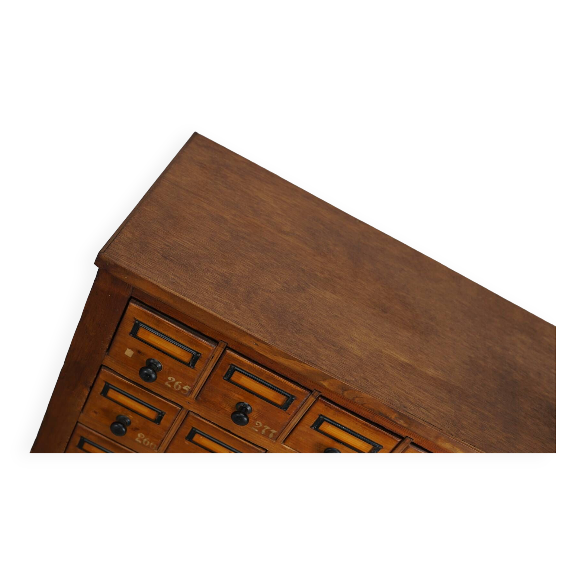 Dutch Industrial Pine Apothecary / Workshop Cabinet, circa 1930s