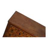 Dutch Industrial Pine Apothecary / Workshop Cabinet, circa 1930s