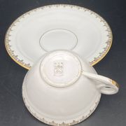 Service à thé/café porcelaine de Limoges blanche et dorure – MPM0724SV1