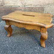 Footrest style Louis XV oak 1950