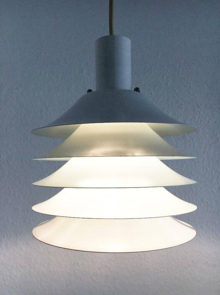 Danish mid-century lamellar suspensions by Lyfa, 1960s, set of 2.