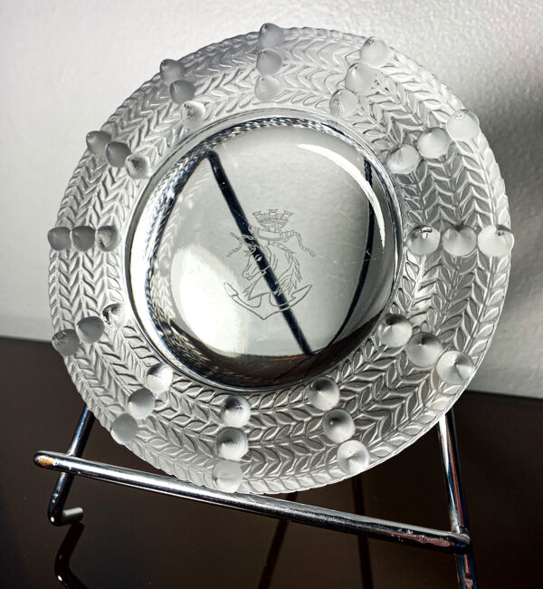 Cendrier Lalique Jamaïque non signé