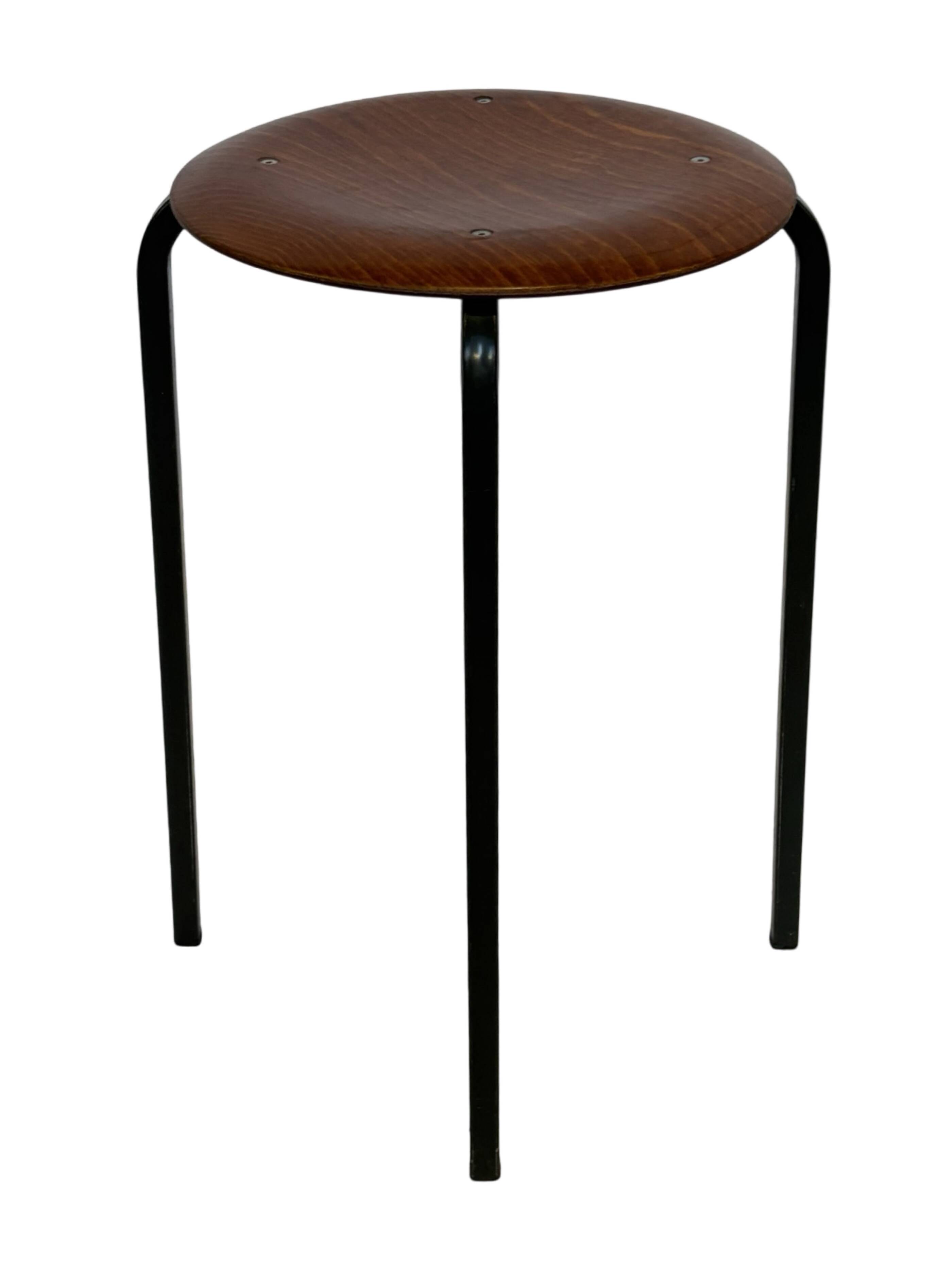 Set of 4 Vintage stools - work stool - Eromes Marko - 60s minimalist design
