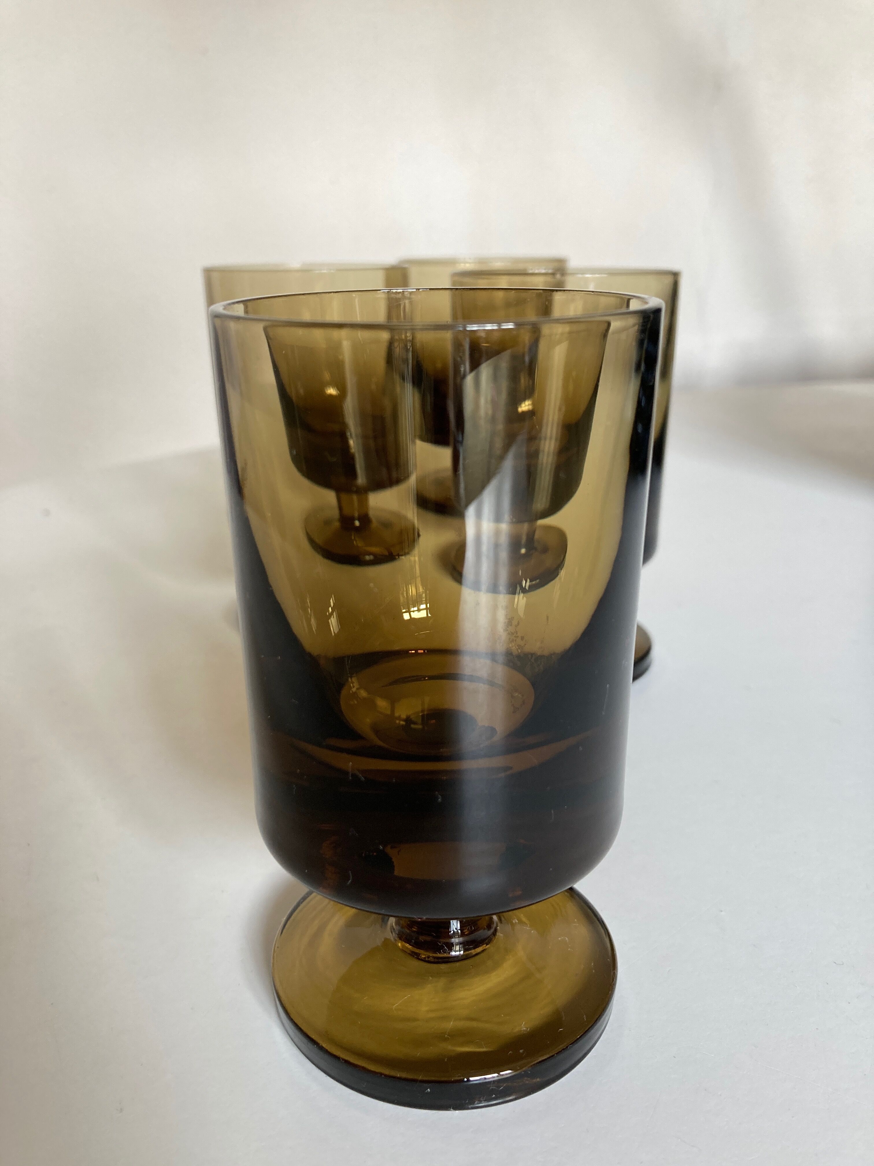 Set of 4 glasses roll 1970