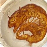 Signed ceramic vase