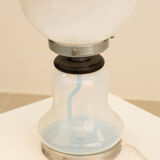 Glass lamp double lighting 70's