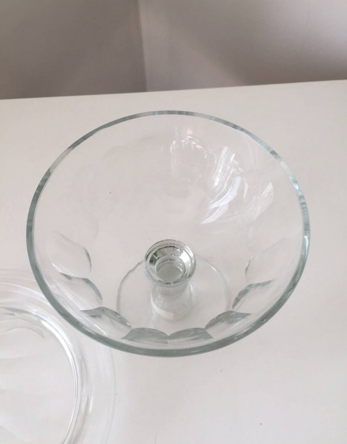 Antique Baccarat-style crystal candy dish