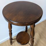 Vintage Turned Wooden Tripod