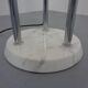Arianna Floor Lamp in Marble and Handblown Glass by Bruno Gecchelin for Oluce, Italy, 1970s