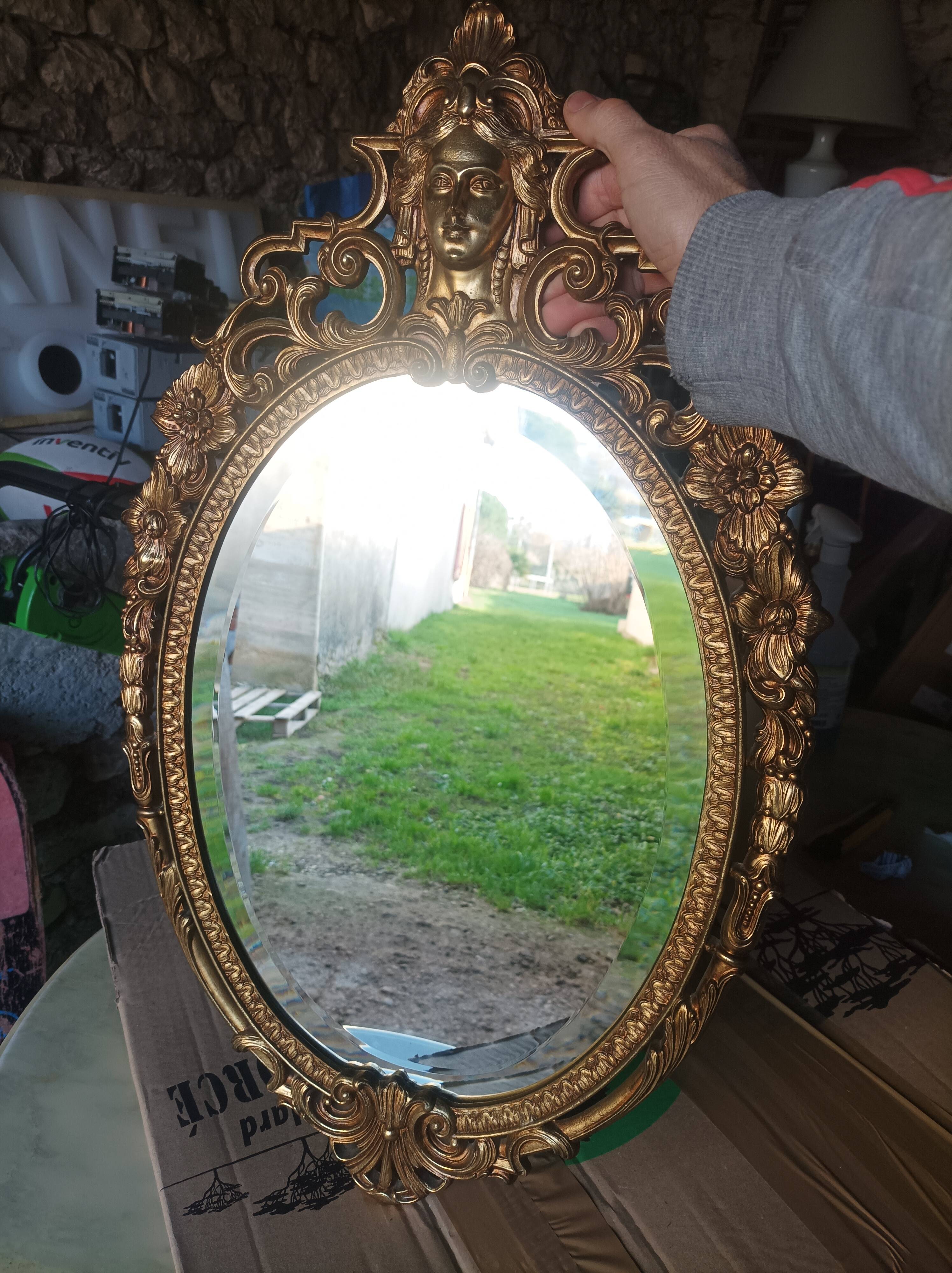Wall console + matching mirror