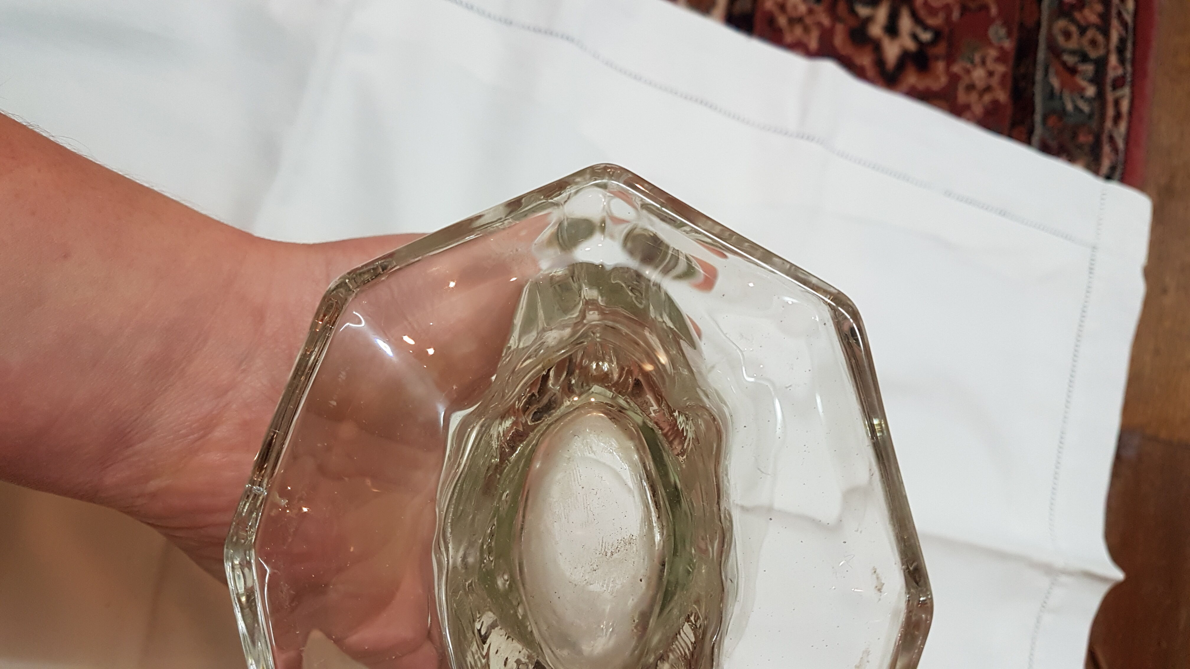 Pair of vases molded Crystal
