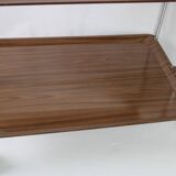 Desserte pliable marron