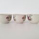 Chi Kiang Stoneware vintage flower mugs