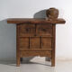 Antique Chinese console with carved drawers – China, circa 1900