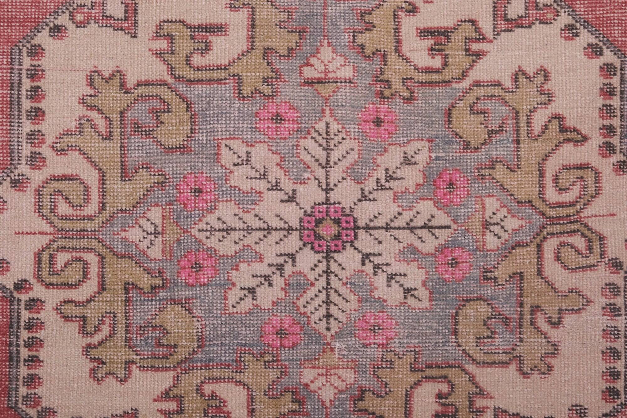 Vintage Turkish Oushak rug 132x216 cm