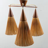 IB Fabiansen for Fog & Mørup, large ceiling lamp/pendant, 1960s, Denmark.