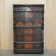 Victorian Wellington chest in figured elm by R Crosby & Son with 160 seal impressions.