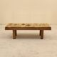 Coffee table attributed to Roger Capron, model "Pain Brulé", France, 1970.