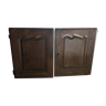 Two old buffet doors