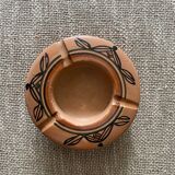 1 Berber ashtray in varnished terracotta