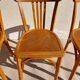 3 Luterma bistro chairs, medium oak finish