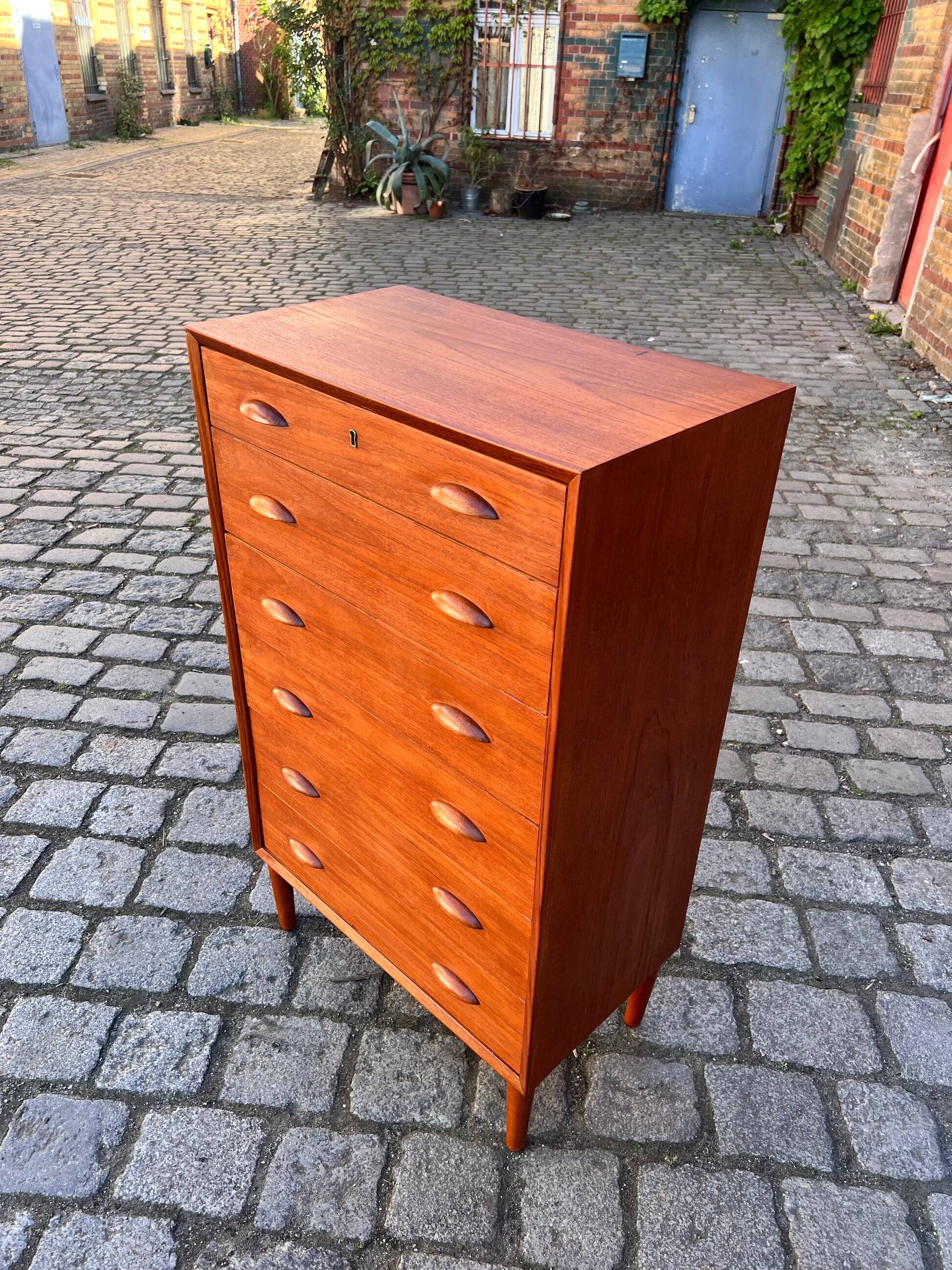 Teak Chest of Drawers from Denmark