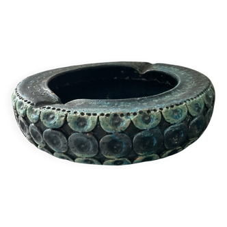 Large Bitossi-Aldo Londi ashtray in glazed ceramic