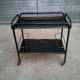 Vintage wheeled bar