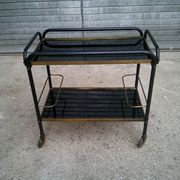 Vintage wheeled bar