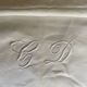 Old embroidered sheet