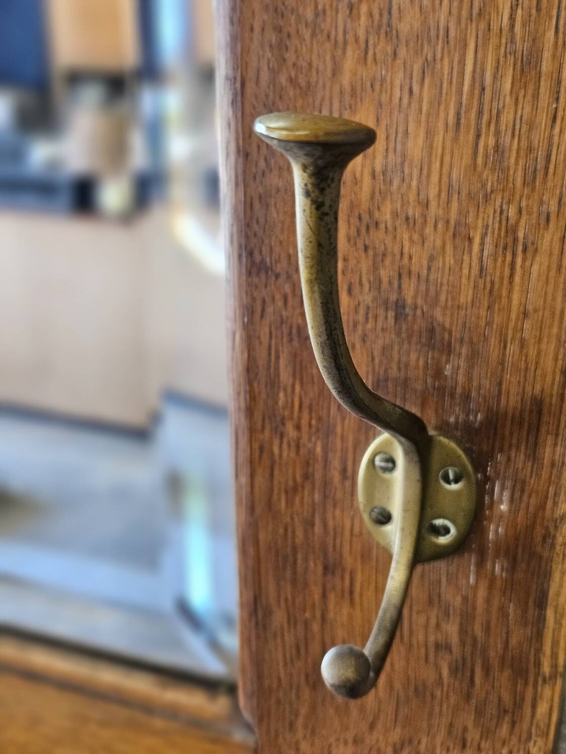 Coat rack, 1930s cloakroom