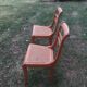 Paire de chaise cannées à barette