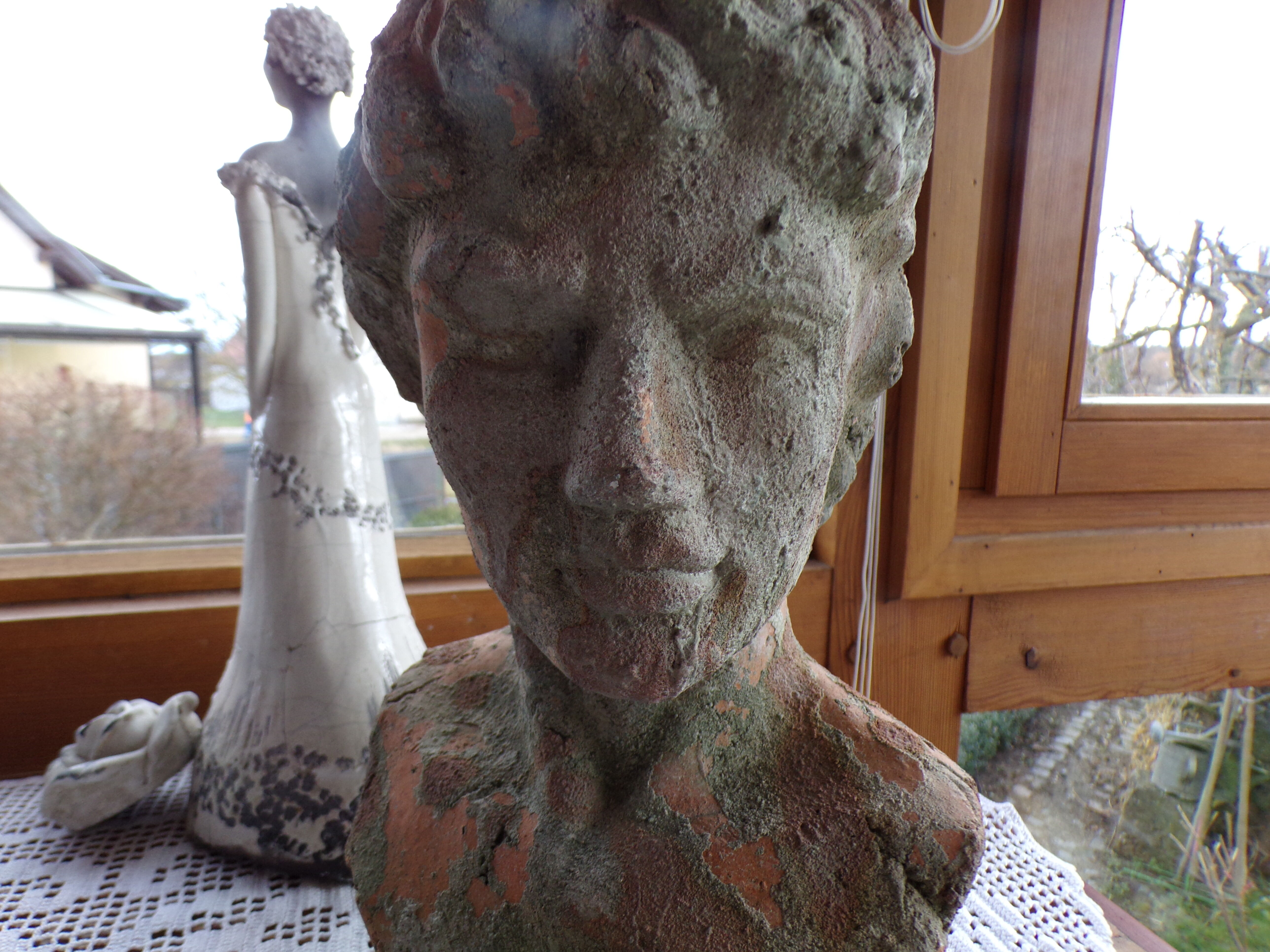 Terracotta bust
