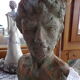Buste terre cuite