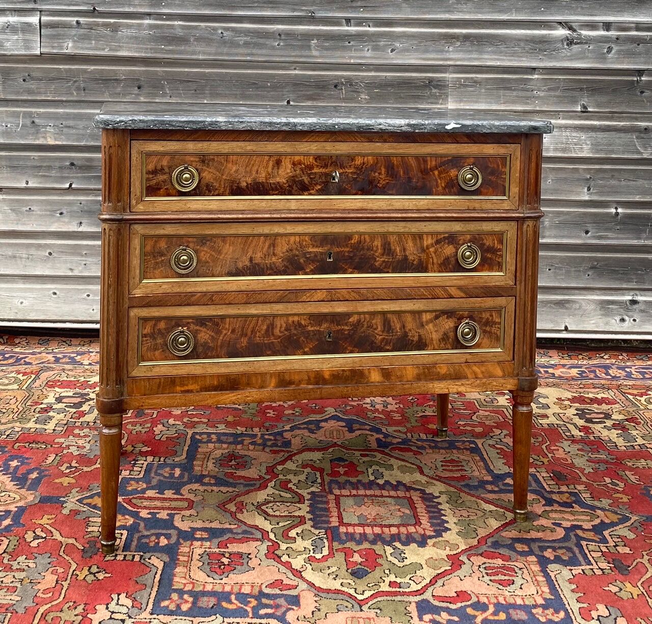 Mahogany dresser style lLouis XVI XIX century