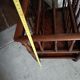 Magazine rack, mahogany vinyl rack, 19th century