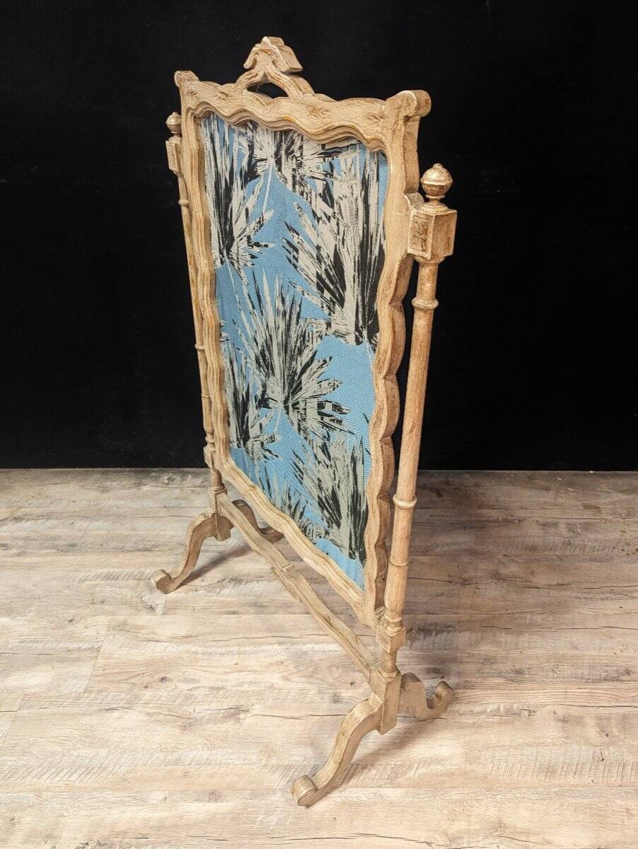 Louis XV wooden fire screen