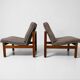 Pair of teak armchairs by France & Son - vintage 1960.