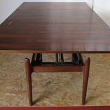 Table transformable system  rosewood